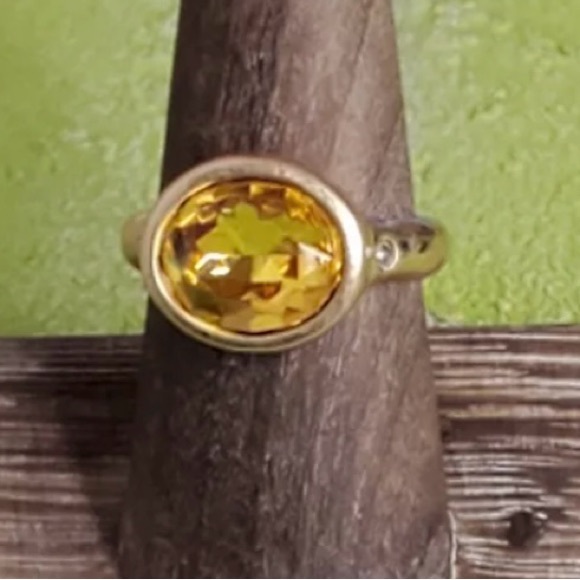 Park Lane Pier Ring in Yellow-Size 8-NWOT! Retired Piece! - Picture 5 of 12